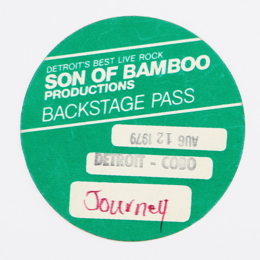 1979 Journey Backstage Pass