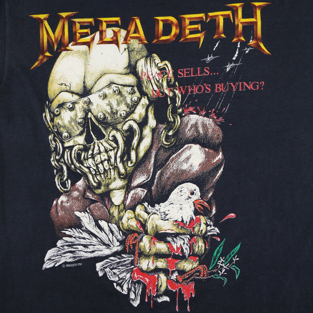Megadeth Peace Sells Tour Shirt 1987 WyCo Vintage