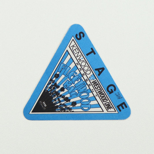 1987 Fleetwood Mac The 1987 Tour Stage Hand Backstage Pass