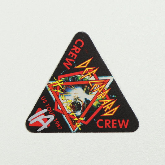 1987 Def Leppard Hysteria Tour Crew Backstage Pass