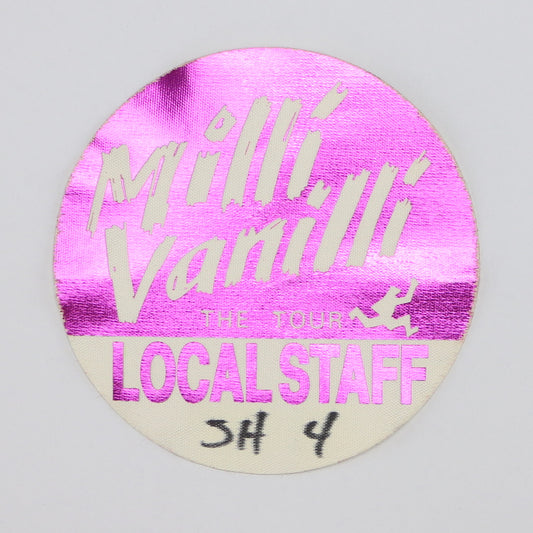 1990 Milli Vanilli The Tour Backstage Pass