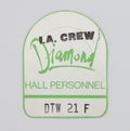 1982 Neil Diamond Tour Stage Hall Personnel and Backstage Pass