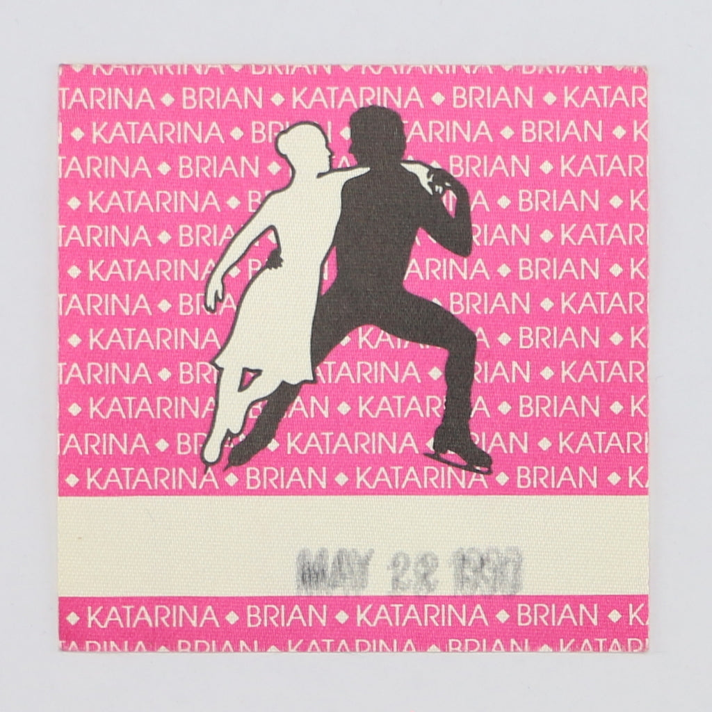 1990s Brian And Katarina Backstage Pass