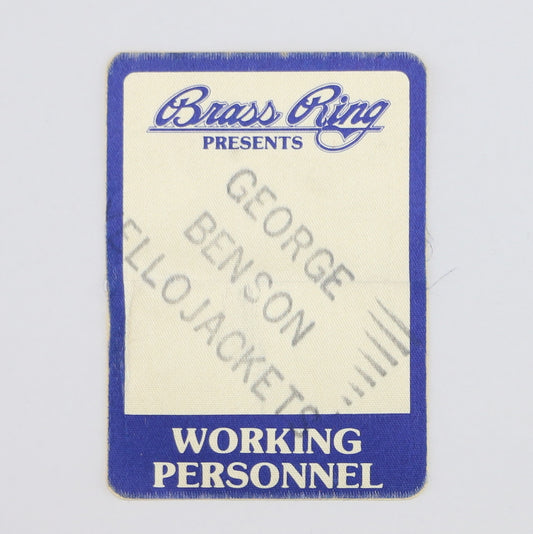 1980s George Benson Backstage Pass