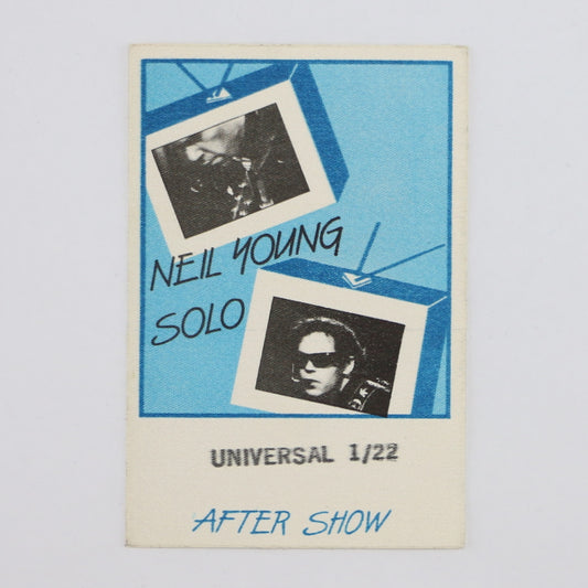 1983 Neil Young Solo Backstage Pass
